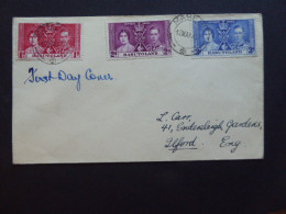 BASUTOLAND CORONATION POSTMARK MASERU FDC - Sonstige & Ohne Zuordnung