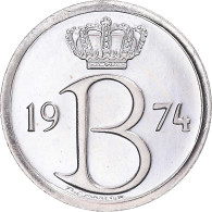 Monnaie, Belgique, 25 Centimes, 1974, Bruxelles, SPL+, Cupro-nickel, KM:153.1 - 25 Cent