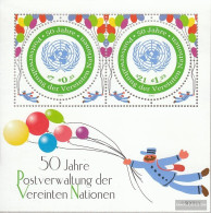 UN - Vienna Block15 (complete. Issue.) Unmounted Mint / Never Hinged 2001 50 Years Postal Administration - Blocs-feuillets