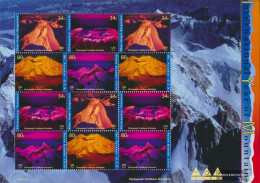 UN - NEW York 896-899Klb Sheetlet (complete Issue) Unmounted Mint / Never Hinged 2002 Mountains - Ungebraucht