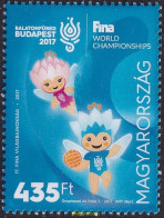 699660 MNH HUNGRIA 2017 17 CAMPEONATO MUNDIAL DE DEPORTES ACUÁTICOS EN BUDAPEST - Nuevos