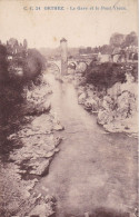 Delcampe - 64. ORTHEZ. CPA . LE GAVE ET LE PONT VIEUX.  ANNEE 1935 + TEXTE - Orthez