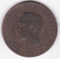 10 Centimes 1853 K Bordeaux . Napoléon III, En Bronze . Gadoury 248 - 10 Centimes