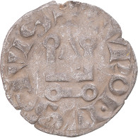 Monnaie, France, Louis VIII, Denier Tournois, 1223-1244, Tours, TB+, Billon - 1223-1226 Luigi VIII Il Leone