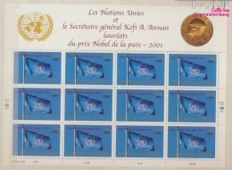 UNO - Genf 432Klb Kleinbogen (kompl.Ausg.) Postfrisch 2001 Verleihung Friedensnobelpreis (10051199 - Nuevos