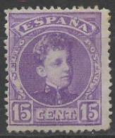 Espagne - Spain - Spanien 1901-05 Y&T N°216A - Michel N°218a Nsg - 15c Alphonse XIII - Nuevos