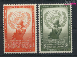 UNO - New York 33-34 (kompl.Ausg.) Postfrisch 1954 Menschenrechte (10049432 - Ungebraucht