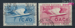 UNO - New York 35-36 (kompl.Ausg.) Gestempelt 1955 Zivilluftfahrt-Organisation (10041430 - Gebraucht