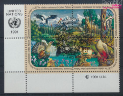 UNO - New York 608-611 Viererblock (kompl.Ausg.) Gestempelt 1991 Wirtschaft (10036405 - Used Stamps