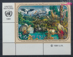 UNO - New York 608-611 Viererblock (kompl.Ausg.) Gestempelt 1991 Wirtschaft (10036405 - Usati