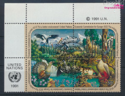 UNO - New York 608-611 Viererblock (kompl.Ausg.) Gestempelt 1991 Wirtschaft (10036409 - Usati