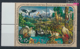 UNO - New York 608-611 Viererblock (kompl.Ausg.) Gestempelt 1991 Wirtschaft (10036418 - Used Stamps