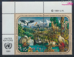 UNO - New York 608-611 Viererblock (kompl.Ausg.) Gestempelt 1991 Wirtschaft (10036419 - Used Stamps