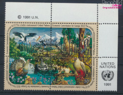 UNO - New York 608-611 Viererblock (kompl.Ausg.) Gestempelt 1991 Wirtschaft (10036430 - Used Stamps