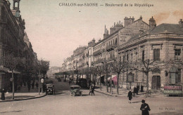 Chalon Sur Saône - Le Boulevard De La République - Chalon Sur Saone