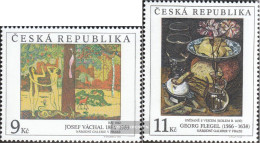 Czech Republic 130-131 (complete Issue) Unmounted Mint / Never Hinged 1996 Art - Neufs
