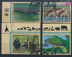 UNO - New York 663-666 (kompl.Ausg.) Gestempelt 1994 Gefährdete Tiere (10036785 - Usati