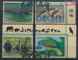 UNO - New York 663-666 (kompl.Ausg.) Gestempelt 1994 Gefährdete Tiere (10036786 - Usados