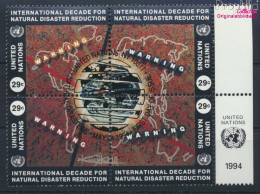 UNO - New York 671-674 Viererblock (kompl.Ausg.) Gestempelt 1994 Naturkatastrophen-Prophylaxe (10036765 - Used Stamps