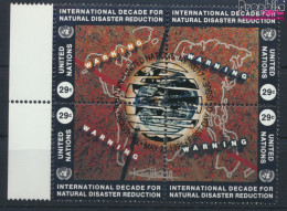 UNO - New York 671-674 Viererblock (kompl.Ausg.) Gestempelt 1994 Naturkatastrophen-Prophylaxe (10036766 - Used Stamps