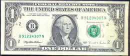 USA 1 Dollar 1995 B  - VF # P- 496a < B - New York NY > - Federal Reserve Notes (1928-...)