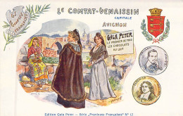 REGIONS - LE COMTE VENAISSIN - Capitale Avignon - Edition Gala Peter - Carte Postale Ancienne - Andere & Zonder Classificatie