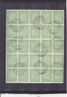 IMPRESSION DE BELGRADE / DENT 11 1/2 DéFECTUEUSE /30 P VERT-JAUNE /N° 59 Y ET T / UN LOT DE 275 TIMBRES 2° CHOIX / 1921 - Portomarken