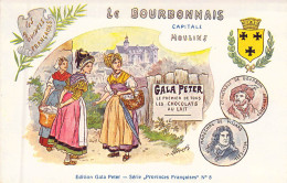 REGIONS - Le BOURBONNAIS - Capitale Moulins - Edition Gala Peter - Carte Postale Ancienne - Andere & Zonder Classificatie