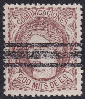 Spain 1870 Sc 168 Espana Ed 109 Used Bar Cancel - Oblitérés