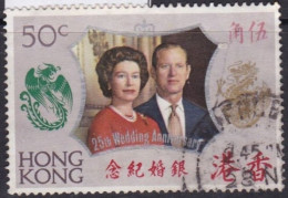 HONG KONG - Reine Elizabeth II, Prince Philip, Phoenix Et Dragon - Gebraucht