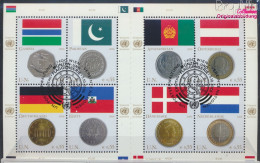 UNO - Wien 477-484 Kleinbogen (kompl.Ausg.) Gestempelt 2006 Flaggen Und Münzen (10046152 - Used Stamps