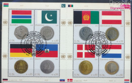 UNO - Wien 477-484 Kleinbogen (kompl.Ausg.) Gestempelt 2006 Flaggen Und Münzen (10046157 - Used Stamps