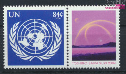 UNO - New York 1032Zf Mit Zierfeld (kompl.Ausg.) Postfrisch 2006 Grußmarke (10049378 - Ungebraucht