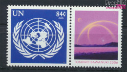 UNO - New York 1032Zf Mit Zierfeld (kompl.Ausg.) Postfrisch 2006 Grußmarke (10049383 - Ungebraucht