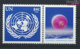 UNO - New York 1032Zf Mit Zierfeld (kompl.Ausg.) Postfrisch 2006 Grußmarke (10049396 - Unused Stamps