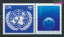 UNO - New York 1032Zf Mit Zierfeld (kompl.Ausg.) Postfrisch 2006 Grußmarke (10049401 - Ungebraucht