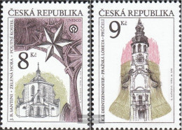Czech Republic 119-120 (complete Issue) Unmounted Mint / Never Hinged 1996 Welterbe - Neufs