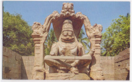 Ugra Narasimha The 4th Terrifying Avatar Of Lord Vishnu, Lion, Hinduism, Religion, Hindu Mythology India Card - Hindouisme