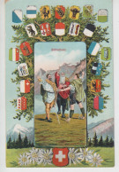 CPA Rütlischwur (avec Les Blasons Des 22 Cantons) - St. Anton