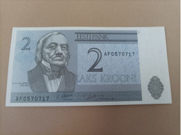 Billete De Estonia De 2 Krooni, Año 1992, UNC - Estland