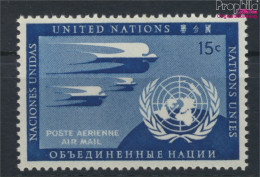 UNO - New York 14b, Farbe Dunkelpreußischblau Postfrisch 1951 Flugpost (10049437 - Ungebraucht