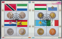 UNO - Wien 489-496 Kleinbogen (kompl.Ausg.) Gestempelt 2007 Flaggen Und Münzen (10046133 - Oblitérés