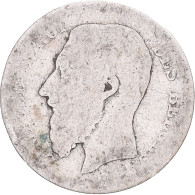Monnaie, Belgique, Leopold II, 50 Centimes, Date Incertaine, B, Argent - 50 Centimes