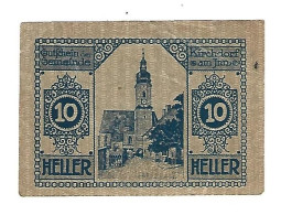 **notgeld   Austria Krichdorf  10 Heller 444/1a - Autriche