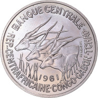 Monnaie, États De L'Afrique équatoriale, 50 Francs, 1961, Paris, ESSAI, FDC - Ciad