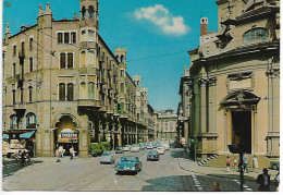 46303) CARTOLINA DI TORINO-VIA PIETRO MICCA E PALAZZO MADAMA-NUOVA - Palazzo Madama