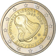 Slovaquie, 2 Euro, Freedom, 2009, Kremnica, NEUF, Bimétallique, KM:107 - Slovakia