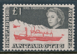 British Antarctic Territory, BAT, 1972, Definitive, HMS Endurance, Ship, Boat, Helicopter, MNH, Michel 24 - Ungebraucht