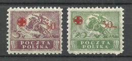 POLEN Poland 1921 Michel 154 & 157 * - Nuevos