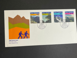 (1 Q 19) New Zealand FDC - 1988 - Scenic Issue - FDC